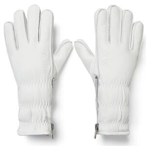 WANDERLUST SHEARLING SKI GLOVES - SNOW